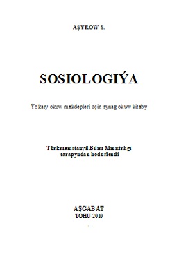 Sosiologiýa